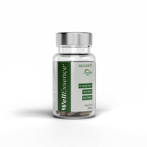 WellEssence® GlucoFit® Dut Yaprağı Ekstresi, Tarçın Ekstresi ve Krom İçeren Takviye Edici Gıda 30 Kapsül