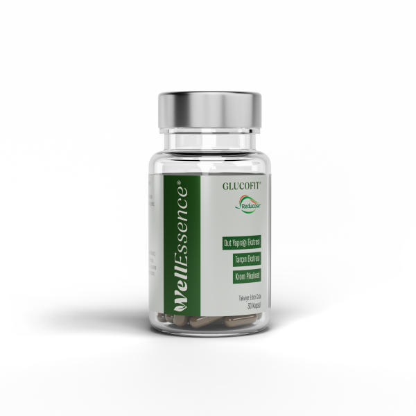 WellEssence® GlucoFit® Dut Yaprağı Ekstresi, Tarçın Ekstresi ve Krom İçeren Takviye Edici Gıda 30 Kapsül