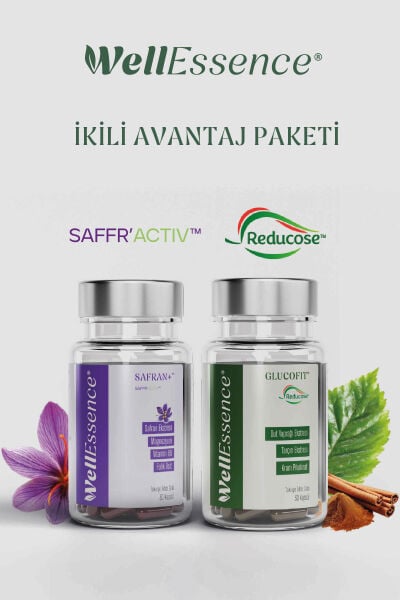 WELLESSENCE® GLUCOFIT® & SAFRAN+® İkili avantajlı paket