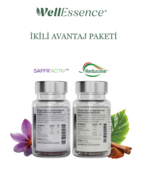 WELLESSENCE® GLUCOFIT® & SAFRAN+® İkili avantajlı paket