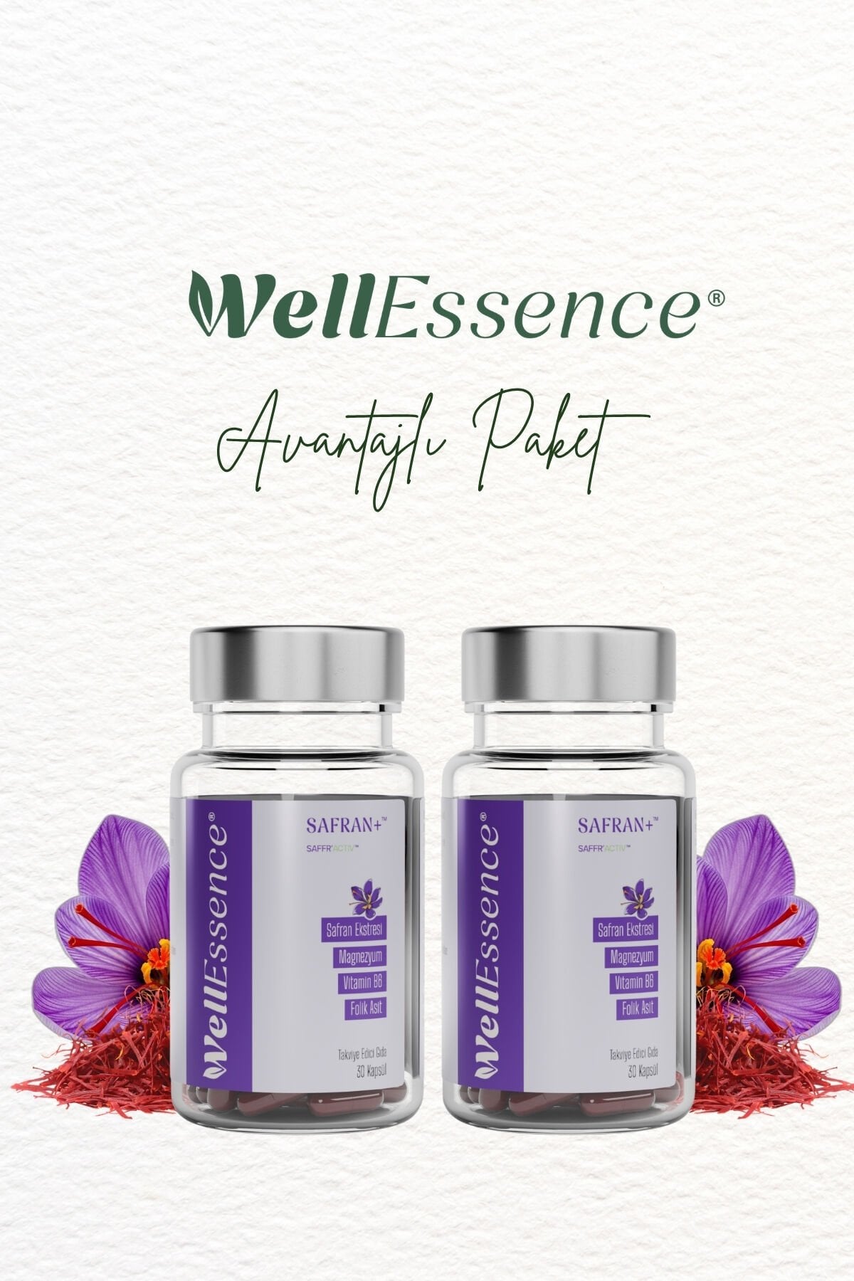 WELLESSENCE® SAFRAN+®  İkili Avantajlı Paket