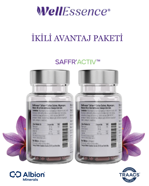 WELLESSENCE® SAFRAN+®  İkili Avantajlı Paket